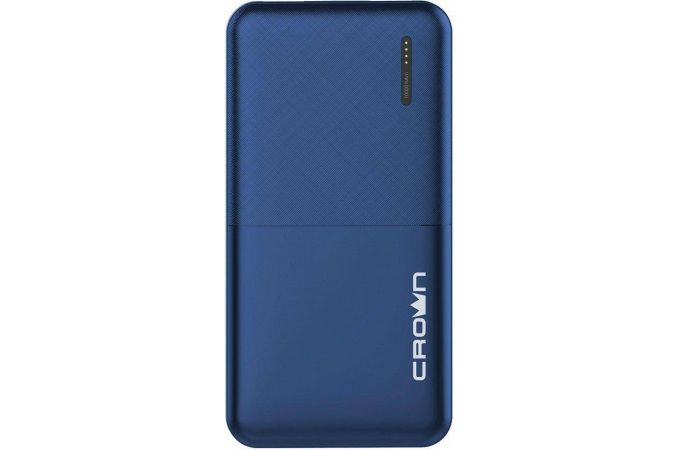 Универсальный дополнительный аккумулятор Power Bank Crown CMPB-604 (10000 mAh) (темно-синий)