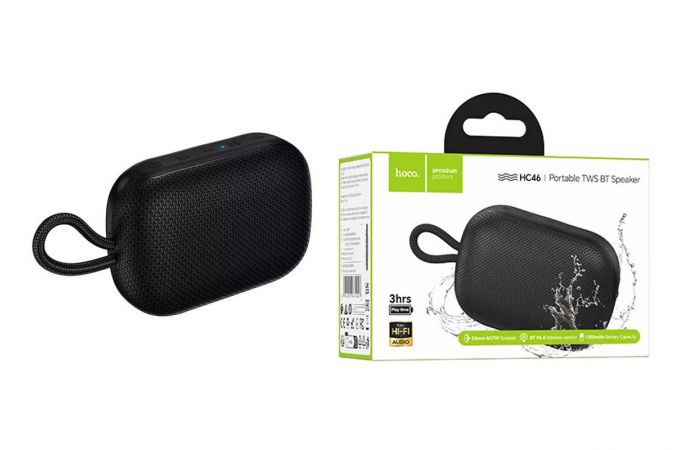 Портативная беспроводная колонка HOCO HC46 Estrellato BT speaker (черный)