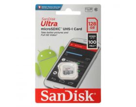 Карта памяти microSDXC SanDisk 128GB Ultra Light 100Mb/s SDSQUNR-128G-GN6MN (UHS-I, Class 10)