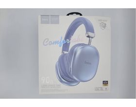 Наушники мониторные беспроводные HOCO W35 Max Joy BT headphones (голубой) (УЦЕНКА! МЯТАЯ УПАКОВКА)