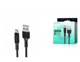 Кабель USB - MicroUSB BOROFONE BX1 2A fast (черный) 1м