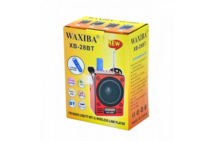 Радиоприемник Waxiba XB-28BT р/п (USB, Bluetooth)