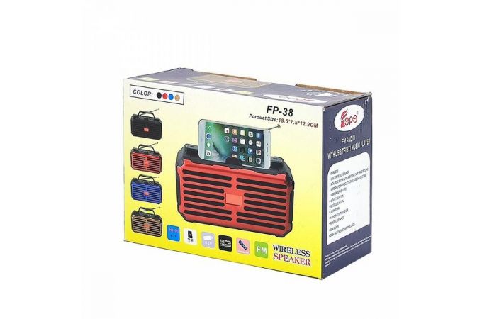 Радиоприемник Fepe FP-38 р/п (USB,Bluetooth)