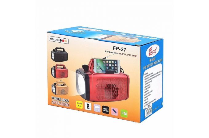 Радиоприемник Fepe FP-27 р/п (USB,Bluetooth)