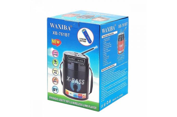 Радиоприемник WAXIBA XB-761BT р/п (USB,Bluetooth)