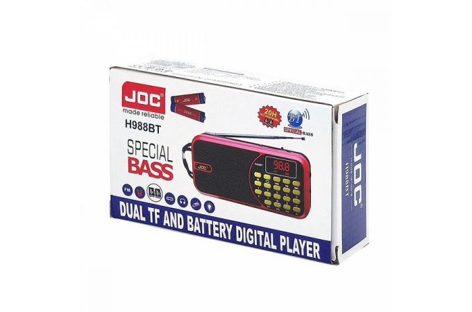 Радиоприемник JOC H988BT р/п (USB,Bluetooth)
