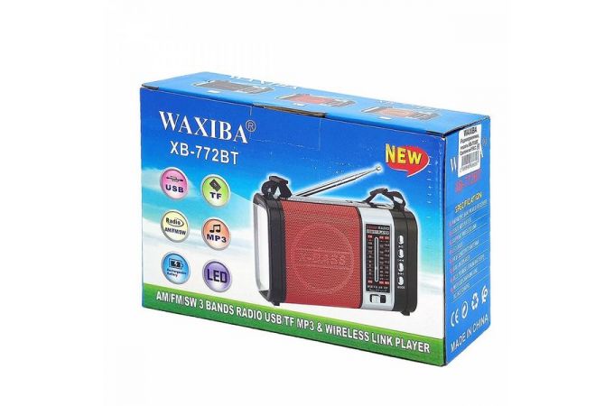 Радиоприемник WAXIBA XB-772BT р/п (USB,Bluetooth)