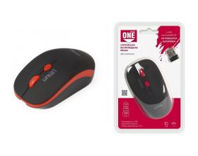 Мышь беспроводная Smartbuy ONE 344CAG с зарядкой от USB (SBM-344CAG-KR) (черно-красный)