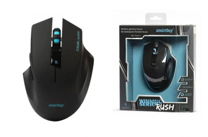 Мышь игровая беспроводная Smartbuy RUSH 706 (SBM-706AGG-K) (черный)