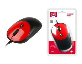 Мышь проводная Smartbuy ONE 382 (SBM-382-R) (черно-красный)