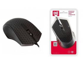 Мышь проводная Smartbuy ONE 334 с подсветкой (SBM-334-K) (черный)
