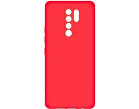 Чехол BoraSCO Soft Touch Xiaomi Redmi Note 9 Pro/9S (красный)