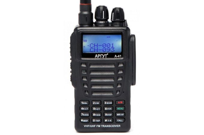 Рация Аргут А-41 new! Двухдиапазонная! IP66 UHF (400 – 520 МГц)  и  VHF (136 - 174 МГц)