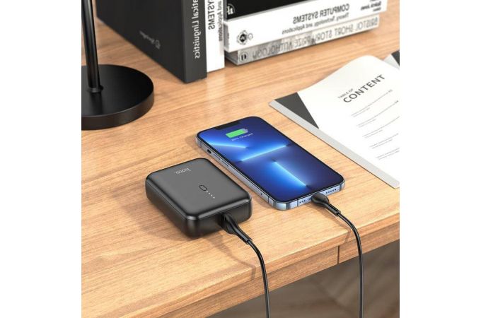 Универсальный дополнительный аккумулятор Power Bank HOCO J96 (5000 mAh) (черный)
