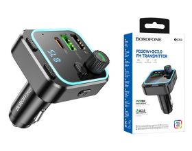 FM-Модулятор BOROFONE BC53 Higway PD20W + QC3.0 car BT FM transmitter