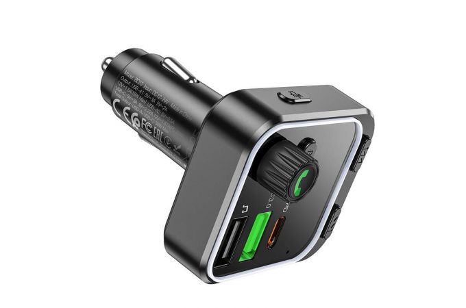 FM-Модулятор BOROFONE BC53 Higway PD20W + QC3.0 car BT FM transmitter