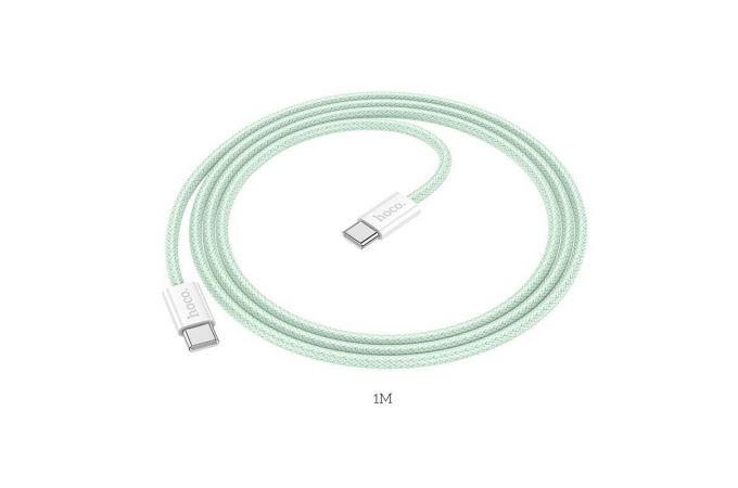 Кабель USB Type-C - USB Type-C HOCO X104 PD60W (розовый) 1м