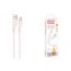 Кабель USB - USB Type-C HOCO X97 (светло-розовый) 1м силиконовый