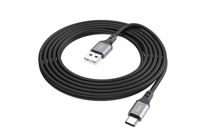 Кабель USB - USB Type-C HOCO X92 (черный) 3м силиконовый