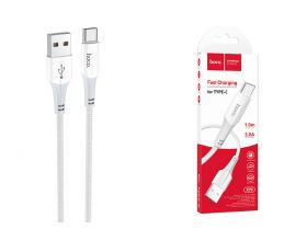 Кабель USB - USB Type-C HOCO X70 (белый) 1м