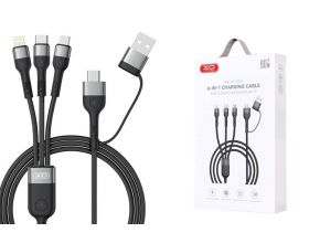 Кабель USB 6 в 1 XO NB254 multifunctional Black