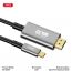 Кабель Type-C to HDM XO GB019 Metal Adapter Cable 1.8M Tranish