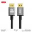 Кабель DisplayPort XO DP GB018A DP to DP metal adapter 3M Tranish