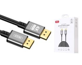 Кабель DisplayPort XO DP GB018B DP to DP metal adapter 5M Tranish