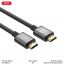 Кабель HDMI to HDMI XO GB017A Metal Adapter Cable 3M Tranish