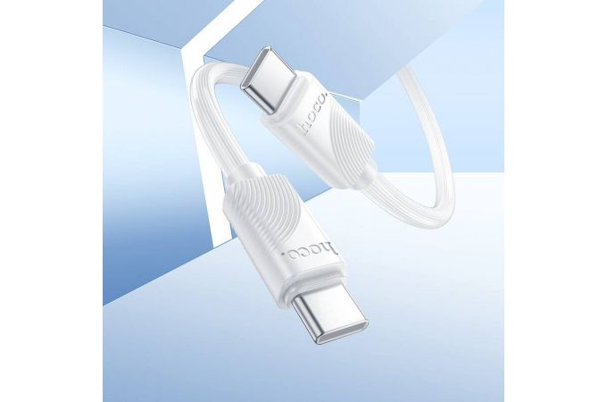 Кабель USB Type-C - USB Type-C HOCO X114 (голубой) 1м