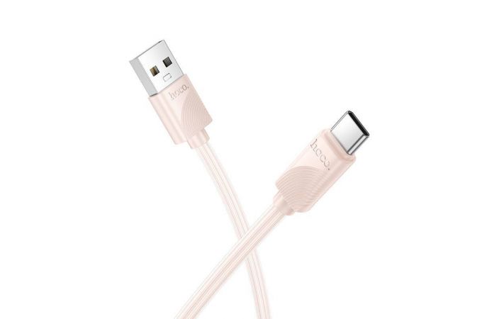 Кабель USB - USB Type-C HOCO X114 (розовый) 1м