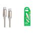 Кабель USB Type-C - USB Type-C HOCO X117 Star 60W (золотой) 1м