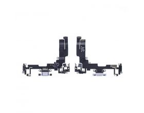 Шлейф с разъемом зарядки iPhone 14 Оригинал Снятый (Фиолетовый)