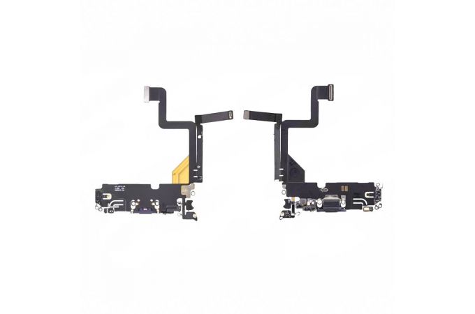 Шлейф для iPhone 14 Pro с разъемом зарядки (фиолетовый) org