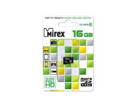 Карта памяти Mirex 16GB MicroSD (Сlass10) без адаптера