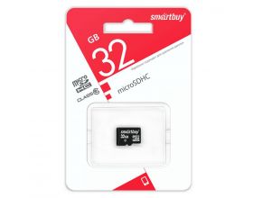 Карта памяти microSDHC Smartbuy 32 GB (class 10) без адаптера (SB32GBSDCL10-00LE)