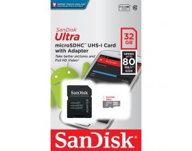 Карта памяти microSDHC Sandisk 32 GB (Сlass10)