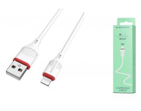 Кабель USB - Lightning BOROFONE BX17, 2,4A (белый) 1м