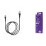 Кабель USB - MicroUSB BOROFONE BX32 2.4A (черный) 1м (в оплетке)