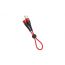 Кабель USB - MicroUSB BOROFONE BX32 2.4A (красный) 1м (в оплетке)
