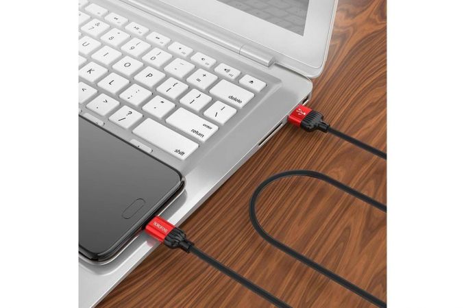 Кабель USB - MicroUSB BOROFONE BX28 2A (красный) 1м