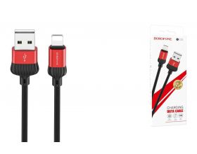 Кабель USB - Lightning BOROFONE BX28, 2,4A (красный) 1м