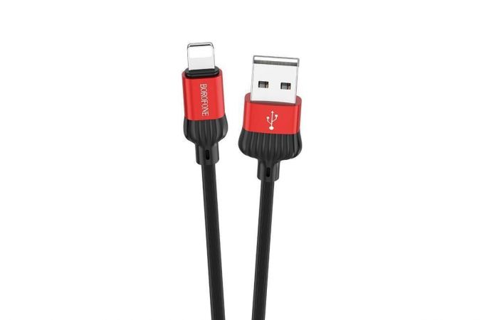 Кабель USB - Lightning BOROFONE BX28, 2,4A (красный) 1м