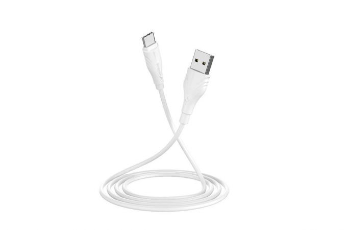 Кабель USB - USB Type-C BOROFONE BX18, 2A (белый) 1м