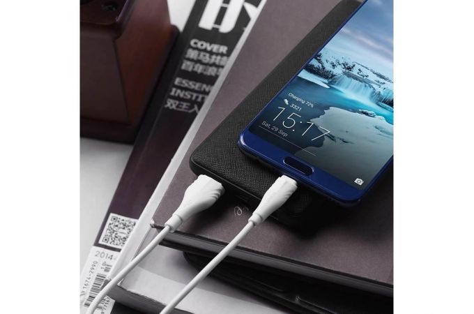 Кабель USB - USB Type-C BOROFONE BX18, 2A (белый) 1м