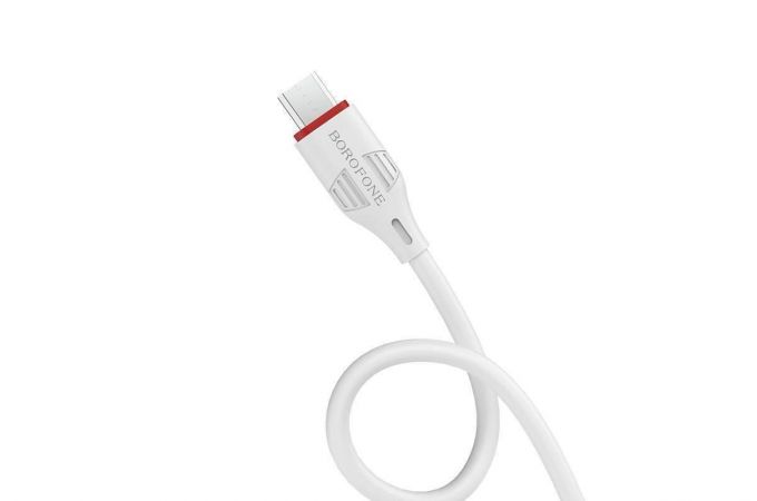 Кабель USB - MicroUSB BOROFONE BX17 2A (белый) 1м