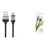 Кабель USB - MicroUSB BOROFONE BX28 2A (серый) 1м