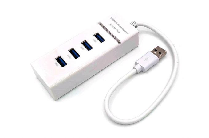 Разветвитель USB HUB 2.0 NN-HB006 на 4 порта (белый)
