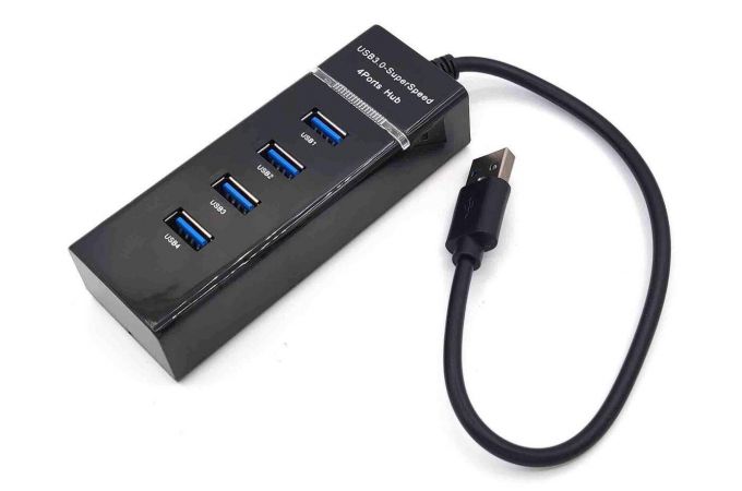 Разветвитель USB HUB 2.0 NN-HB006 на 4 порта (черный)