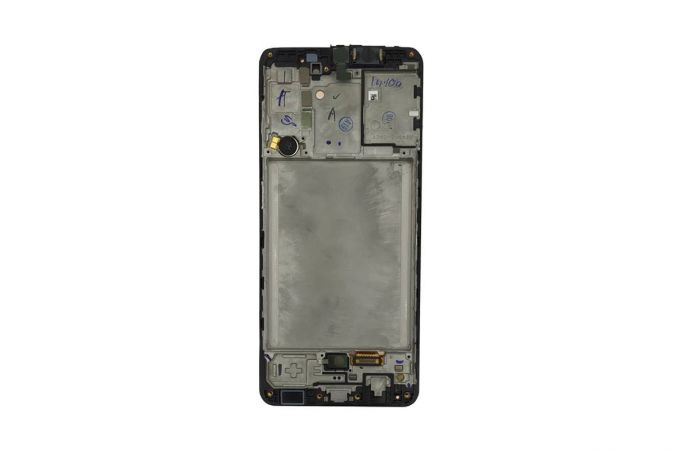 Дисплей для Samsung A315F Galaxy A31 Black в сборе с тачскрином + рамка OLED (Big glass)